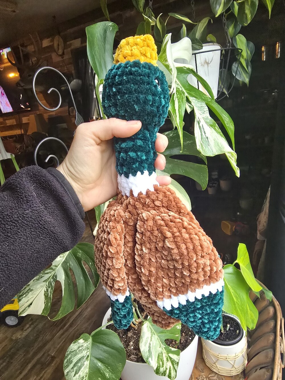 Duck Crochet Snuggler